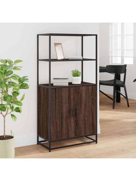 HIGHBOARD PRUUN TAMM 68X35X139 CM ENGINEERED WOOD AND METAL