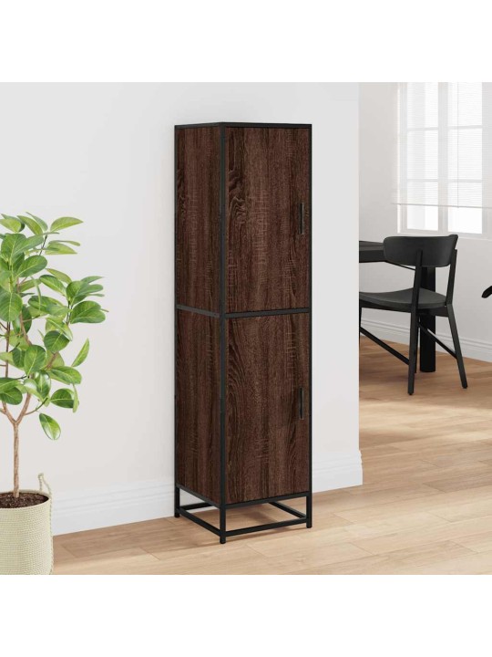HIGHBOARD PRUUN TAMM 35,5X35X139 CM ENGINEERED WOOD AND METAL