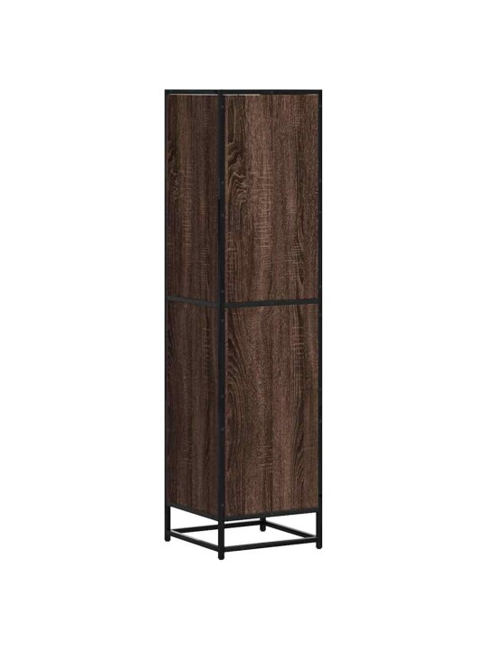 HIGHBOARD PRUUN TAMM 35,5X35X139 CM ENGINEERED WOOD AND METAL