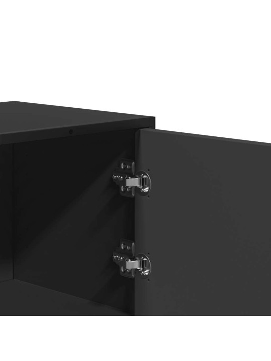 HIGHBOARD BLACK 68X35X106,5 CM ENGINEERED WOOD AND METAL