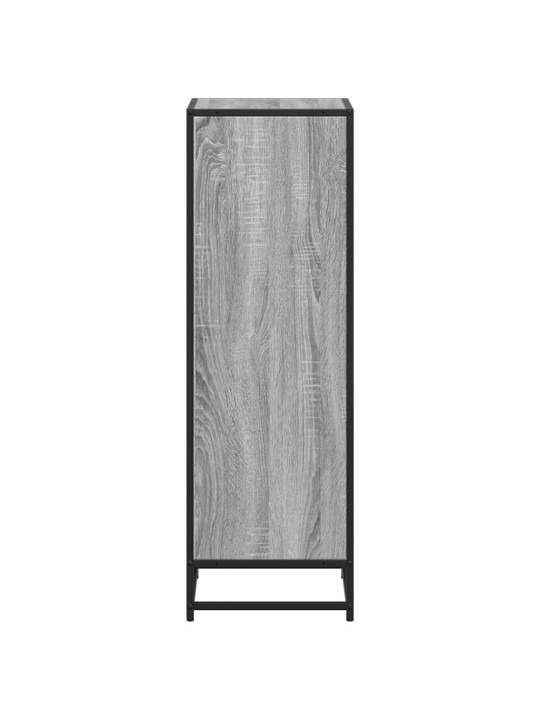 RAAMATUKAPP, HALL SONOMA TAMM, 40X35X107,5 CM, TEHISPUIT