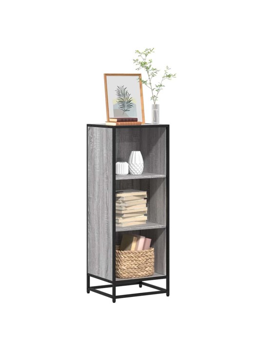 RAAMATUKAPP, HALL SONOMA TAMM, 40X35X107,5 CM, TEHISPUIT
