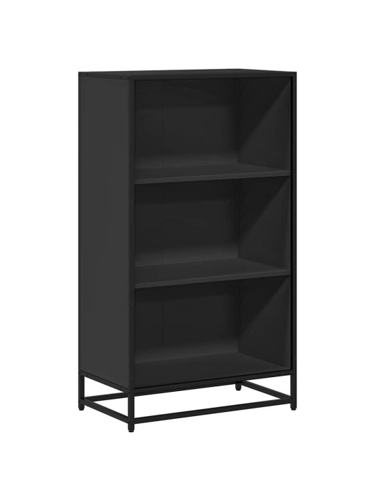 RAAMATUKAPP MUST 60X35X107,5 CM ENGINEERED WOOD
