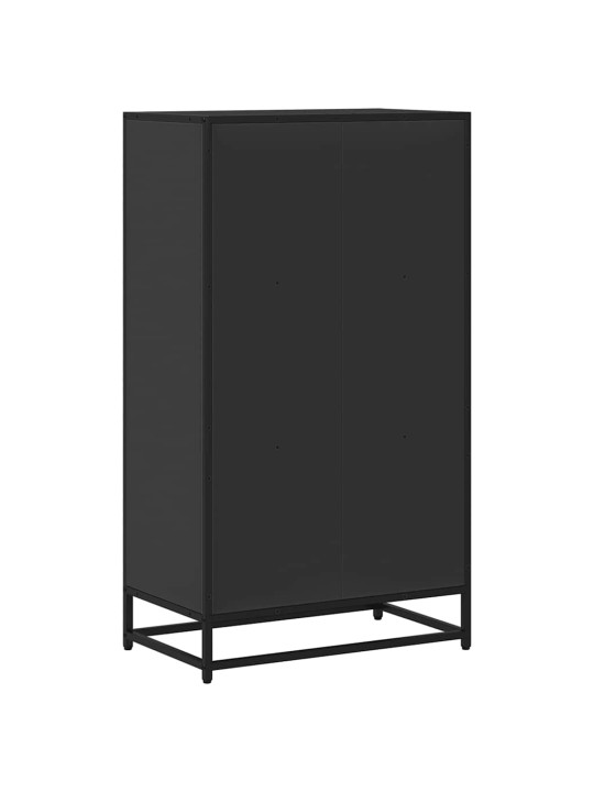 RAAMATUKAPP MUST 60X35X107,5 CM ENGINEERED WOOD