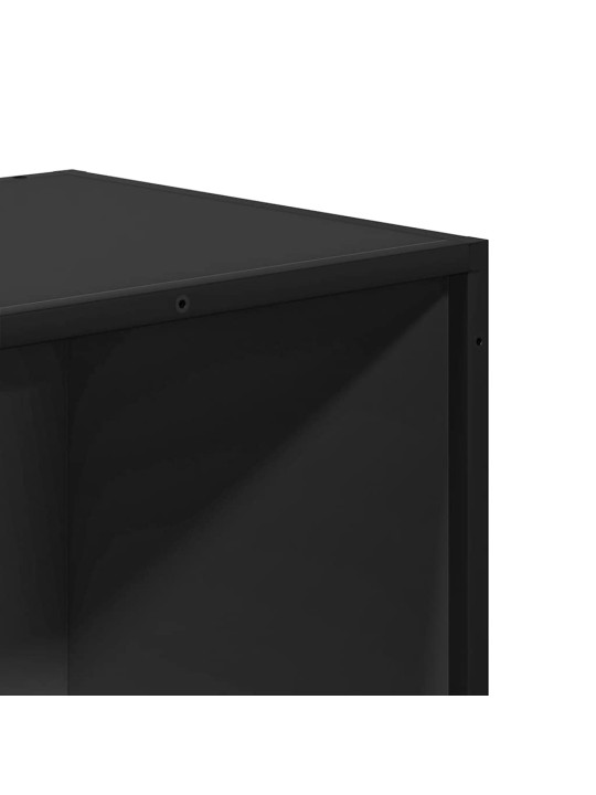 RAAMATUKAPP MUST 60X35X107,5 CM ENGINEERED WOOD