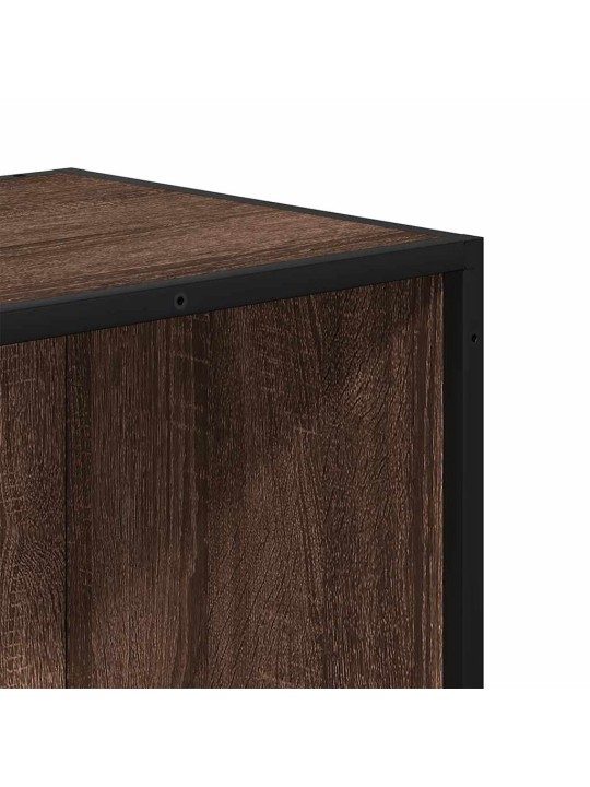 RAAMATUKAPP PRUUN TAMM 60X35X107,5 CM ENGINEERED WOOD