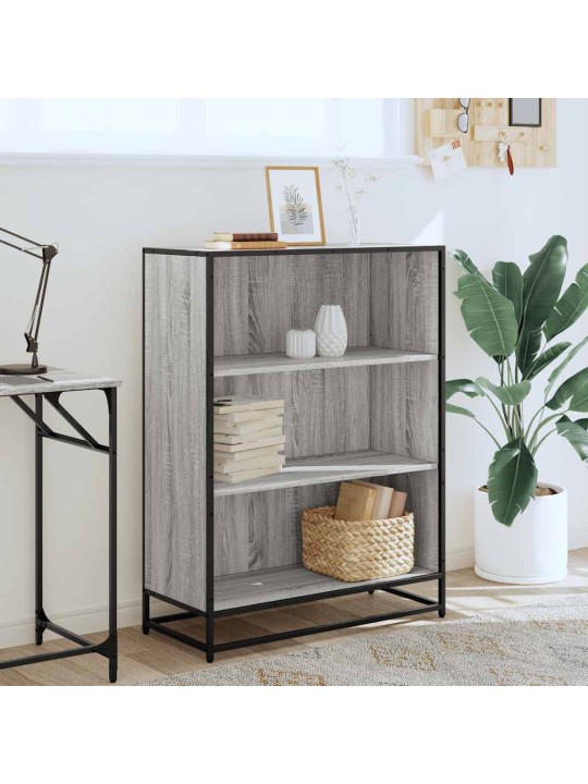 RAAMATUKAPP, HALL SONOMA TAMM, 80,5X35X107,5 CM, TEHISPUIT