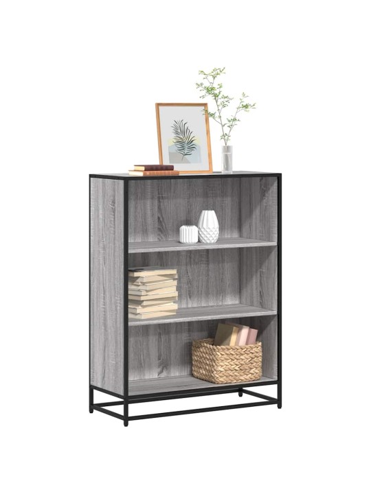RAAMATUKAPP, HALL SONOMA TAMM, 80,5X35X107,5 CM, TEHISPUIT