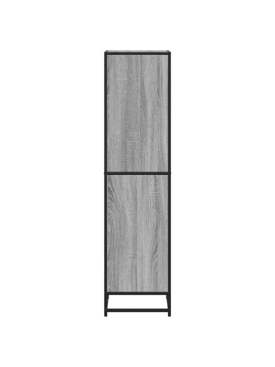 RAAMATUKAPP, HALL SONOMA TAMM, 40X35X139 CM, TEHISPUIT