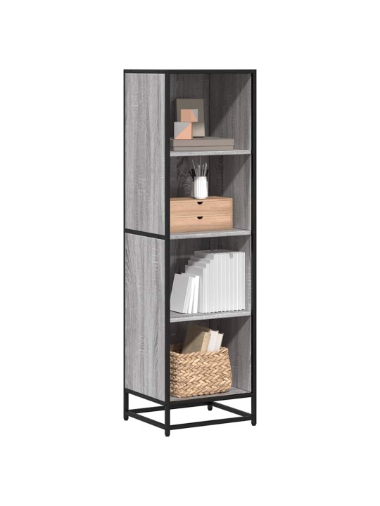 RAAMATUKAPP, HALL SONOMA TAMM, 40X35X139 CM, TEHISPUIT