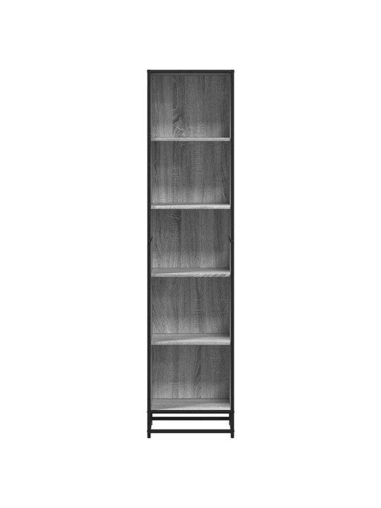 RAAMATUKAPP, HALL SONOMA TAMM, 40X35X170,5 CM, TEHISPUIT