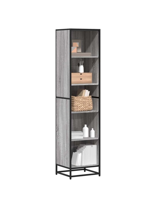 RAAMATUKAPP, HALL SONOMA TAMM, 40X35X170,5 CM, TEHISPUIT