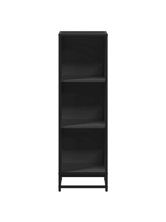 RAAMATUKAPP MUST 33,5X33X107,5 CM ENGINEERED WOOD