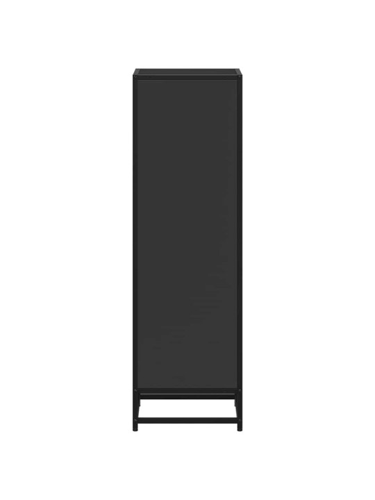 RAAMATUKAPP MUST 33,5X33X107,5 CM ENGINEERED WOOD