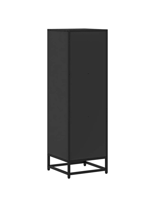 RAAMATUKAPP MUST 33,5X33X107,5 CM ENGINEERED WOOD