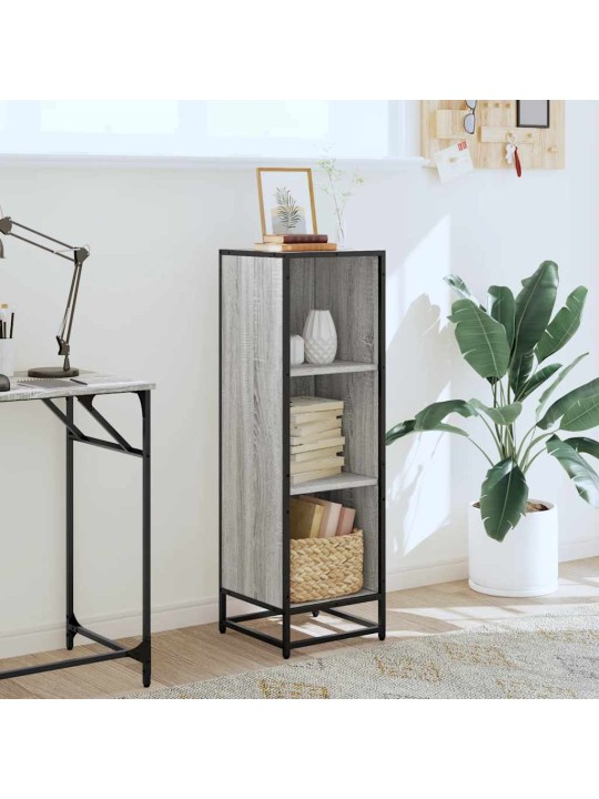 RAAMATUKAPP, HALL SONOMA TAMM, 33,5X33X107,5 CM, TEHISPUIT