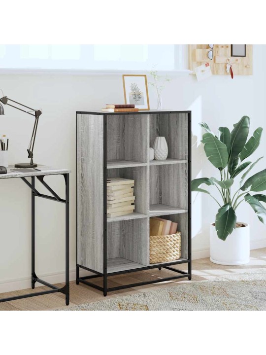 RAAMATUKAPP, HALL SONOMA TAMM, 65,5X33X107,5 CM, TEHISPUIT