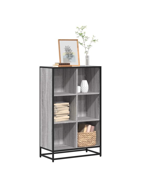 RAAMATUKAPP, HALL SONOMA TAMM, 65,5X33X107,5 CM, TEHISPUIT