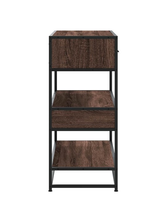 KONSOOLLAUD PRUUN TAMM 90X35X80 CM ENGINEERED WOOD
