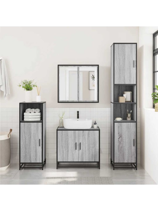 VANNITOAKAPP HALL SONOMA 35X37,5X100 CM ENGINEERED WOOD