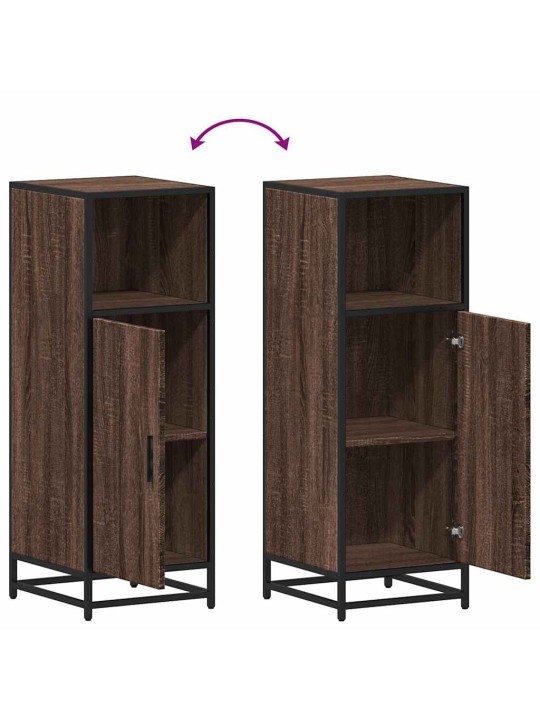 VANNITOAKAPP PRUUN TAMM 35X37,5X100 CM EHITUSPUIT