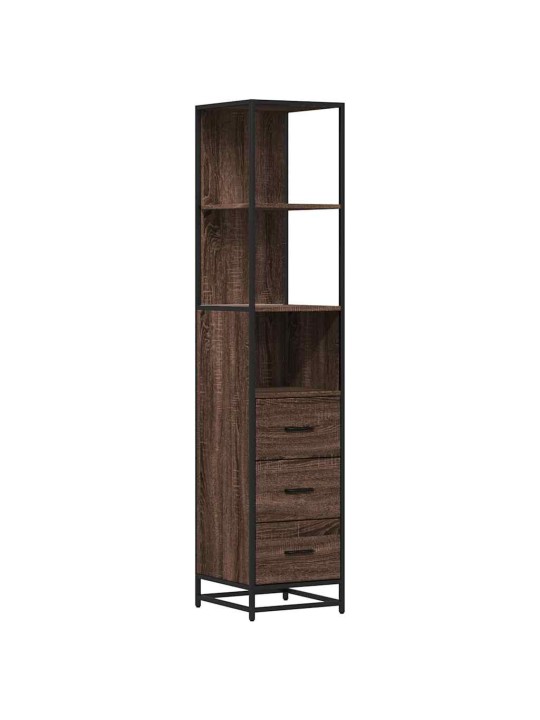 VANNITOAKAPP PRUUN TAMM 35X37,5X166 CM EHITUSPUIT