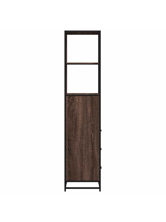 VANNITOAKAPP PRUUN TAMM 35X37,5X166 CM EHITUSPUIT