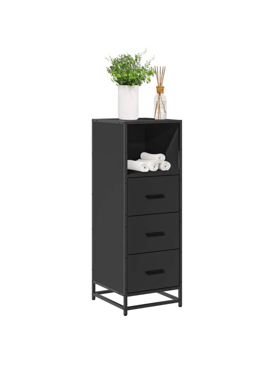 VANNITOA KAPP MUST 35X37,5X100 CM ENGINEERED WOOD