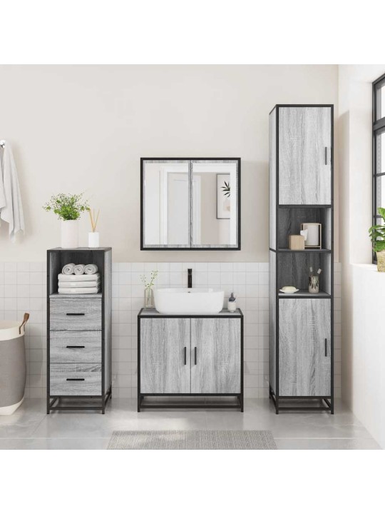 VANNITOAKAPP HALL SONOMA 35X37,5X100 CM ENGINEERED WOOD