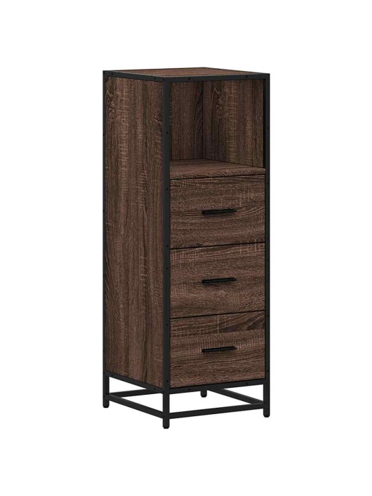 VANNITOAKAPP PRUUN TAMM 35X37,5X100 CM EHITUSPUIT