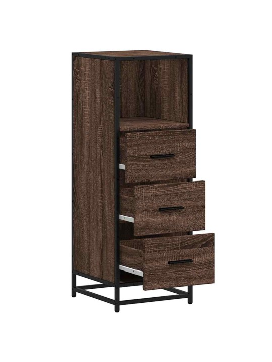 VANNITOAKAPP PRUUN TAMM 35X37,5X100 CM EHITUSPUIT