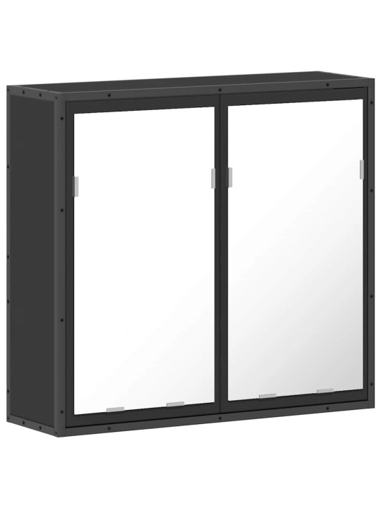 VANNITOA PEEGELKAPP MUST 65X20X60 CM ENGINEERED WOOD