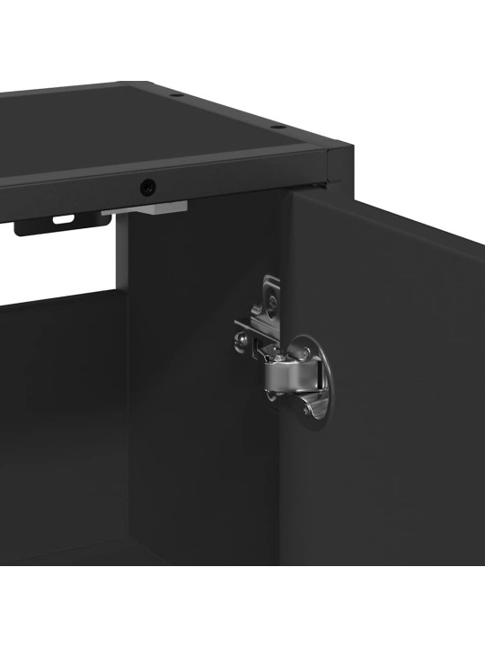 VANNITOA PEEGELKAPP MUST 65X20X60 CM ENGINEERED WOOD