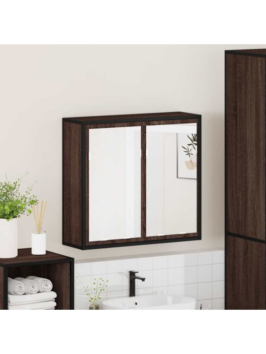VANNITOA PEEGELKAPP PRUUN TAMM 65X20X60 CM EHITUSPUIT