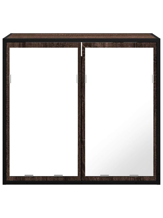 VANNITOA PEEGELKAPP PRUUN TAMM 65X20X60 CM EHITUSPUIT