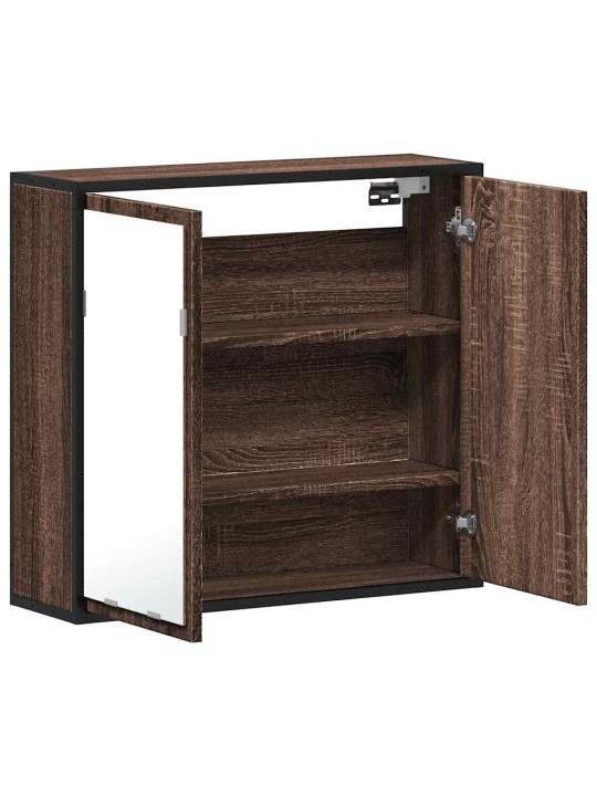 VANNITOA PEEGELKAPP PRUUN TAMM 65X20X60 CM EHITUSPUIT