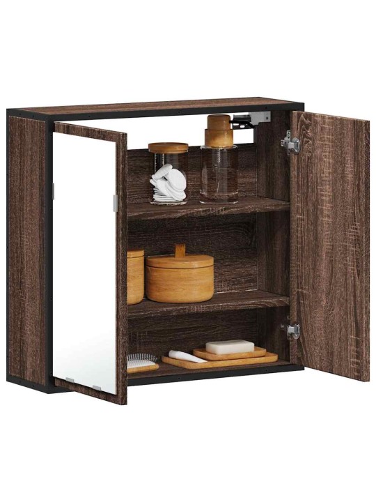 VANNITOA PEEGELKAPP PRUUN TAMM 65X20X60 CM EHITUSPUIT