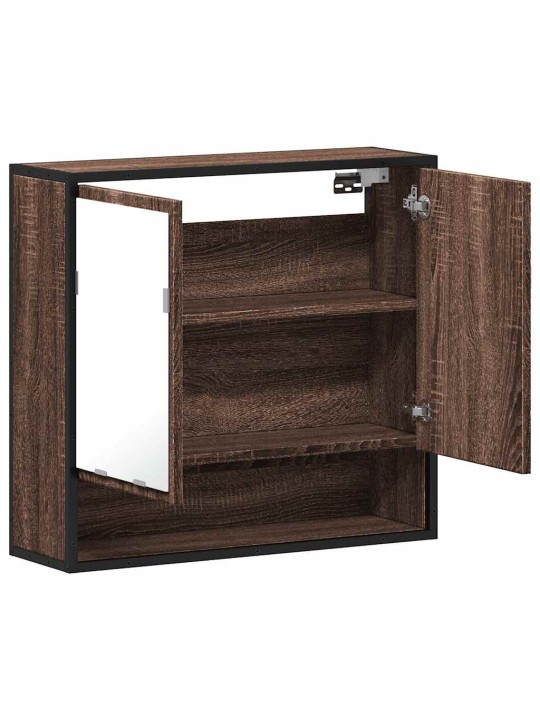 VANNITOA PEEGELKAPP PRUUN TAMM 65X20X60 CM EHITUSPUIT