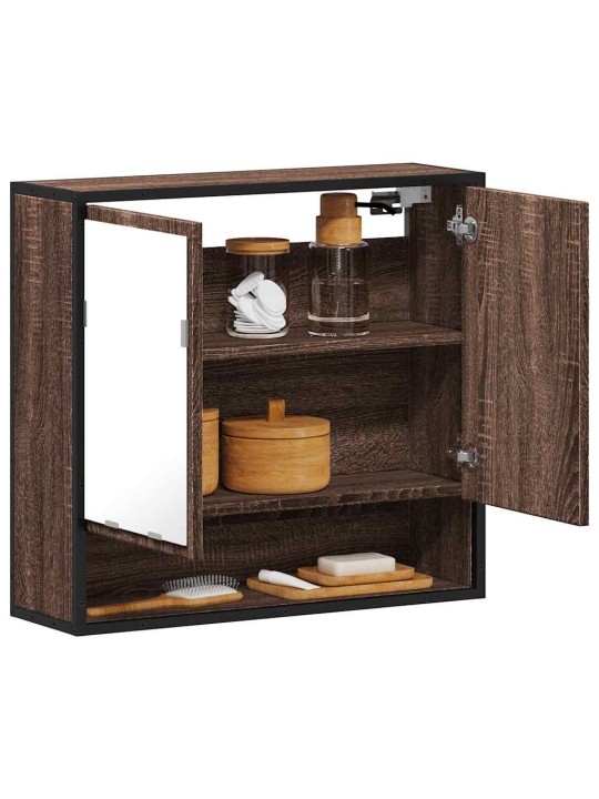 VANNITOA PEEGELKAPP PRUUN TAMM 65X20X60 CM EHITUSPUIT