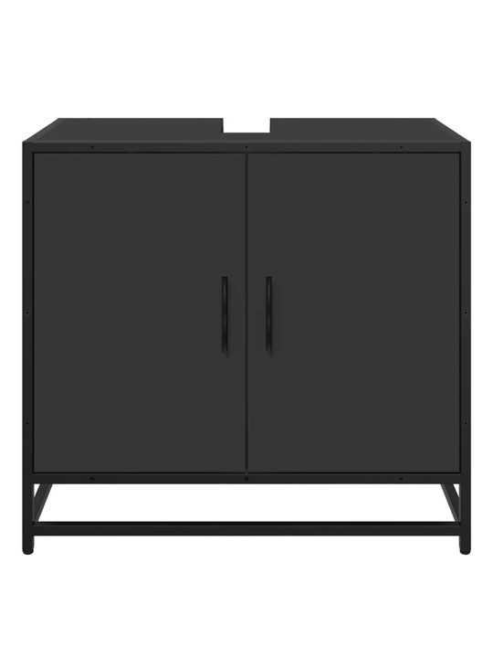 VANNITOA VALAMUKAPP MUST 65X33X60 CM ENGINEERED WOOD