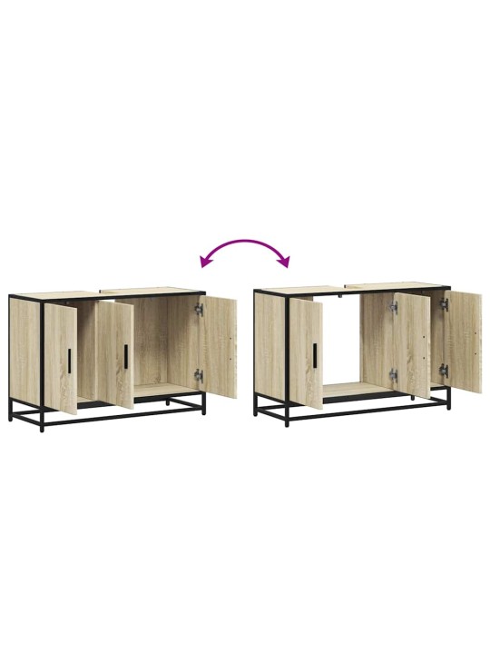 VANNITOA VALAMUKAPP SONOMA TAMM 90X33X60 CM EHITUSPUIT