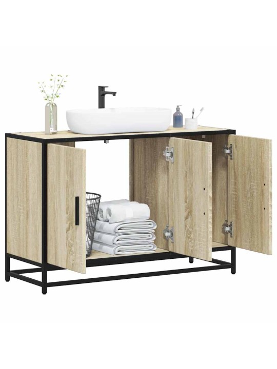 VANNITOA VALAMUKAPP SONOMA TAMM 90X33X60 CM EHITUSPUIT