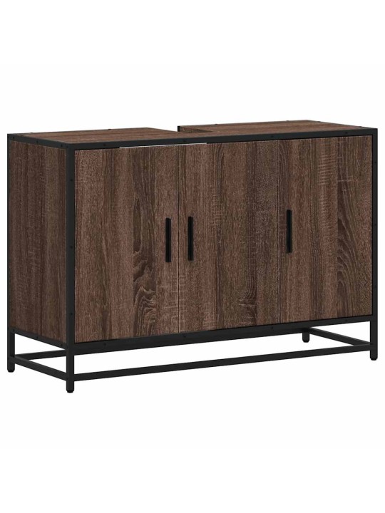 VANNITOA VALAMUKAPP PRUUN TAMM 90X33X60 CM EHITUSPUIT