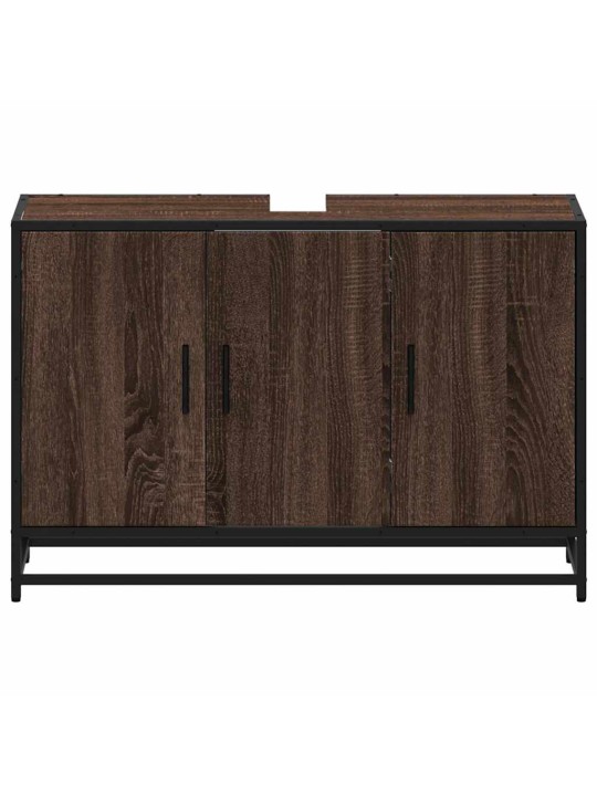 VANNITOA VALAMUKAPP PRUUN TAMM 90X33X60 CM EHITUSPUIT