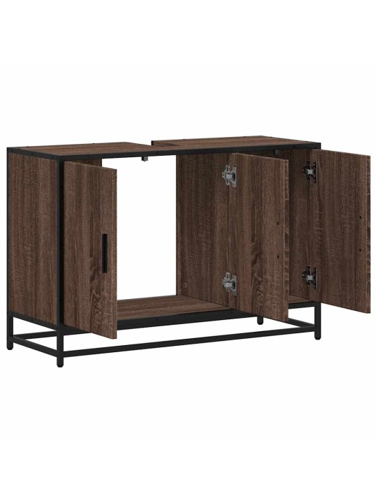 VANNITOA VALAMUKAPP PRUUN TAMM 90X33X60 CM EHITUSPUIT