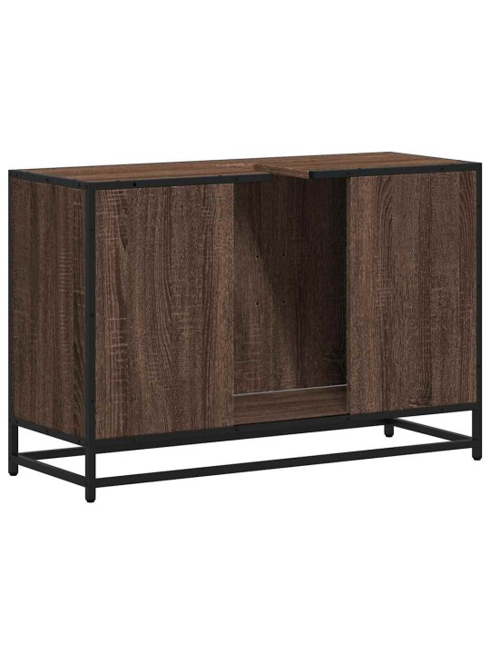 VANNITOA VALAMUKAPP PRUUN TAMM 90X33X60 CM EHITUSPUIT