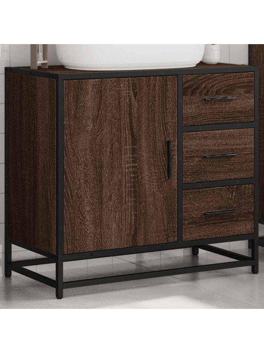 VANNITOA VALAMUKAPP PRUUN TAMM 65X33X60 CM EHITUSPUIT