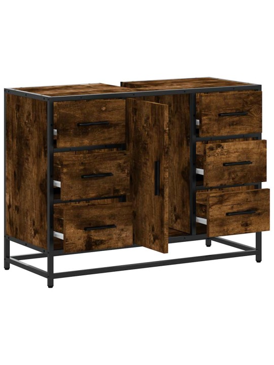VANNITOAKAPP VALAMU, SUITSUTATUD TAMM, 80X33X60 CM, TEHISPUIT