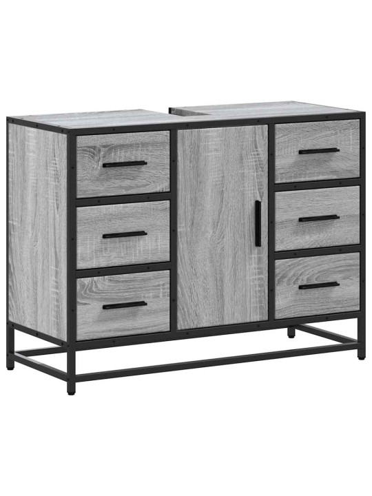 VANNITOAKAPP VALAMU, HALL SONOMA TAMM, 80X33X60 CM, TEHISPUIT