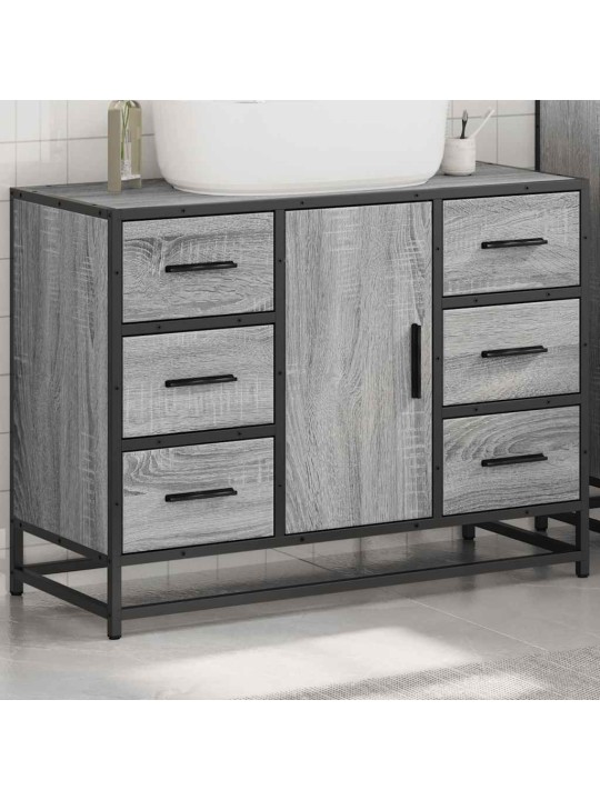 VANNITOAKAPP VALAMU, HALL SONOMA TAMM, 80X33X60 CM, TEHISPUIT